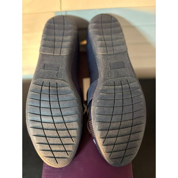 Gloria Vanderbilt Debbie Women's Slip-on Ballet Flats Shoes Navy Blue - Picture 7 of 7